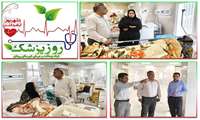 بازدید سرزده مدیر شبکه بهداشت و درمان رودان از بخش دیالیز در روز پزشک